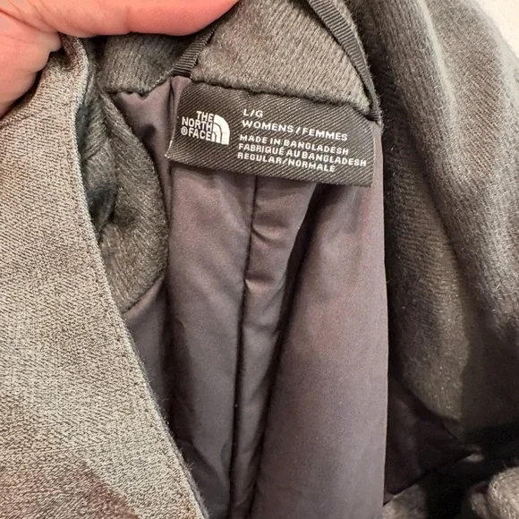 🦋THE NORTH FACE Freedom Insulated Bib Womens Pants Medium Grey Heather SzLarge - Picture 10 of 14